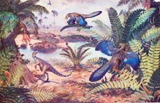 BURIAN. COMPSOGNATHUS LONGIPES  ARCHAEOPTERYX LITHOGRAPHICA. *jpg, 900×583, 197 Kb